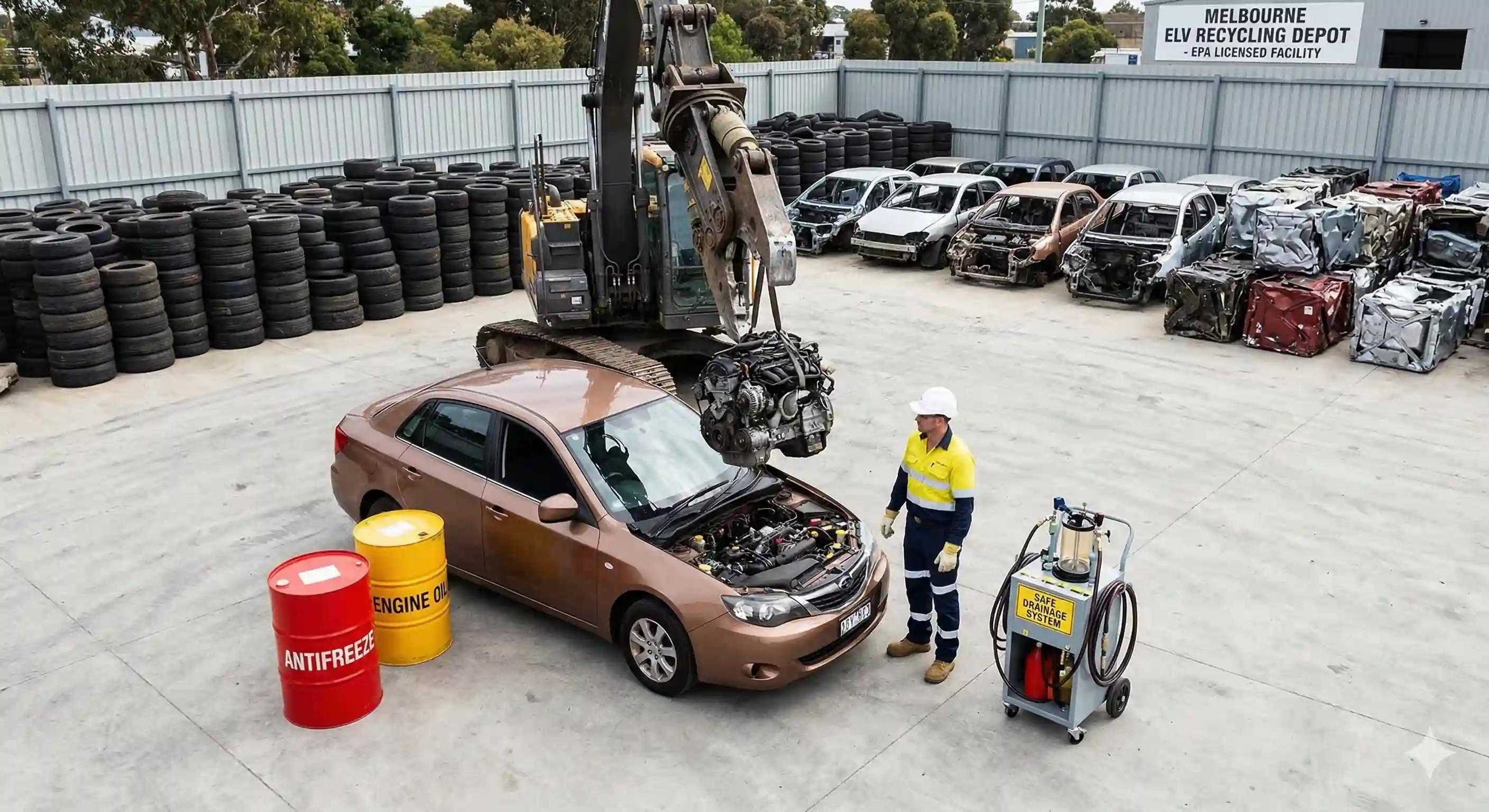 Vic Cash 4 Cars recycling and crushing scrap metal